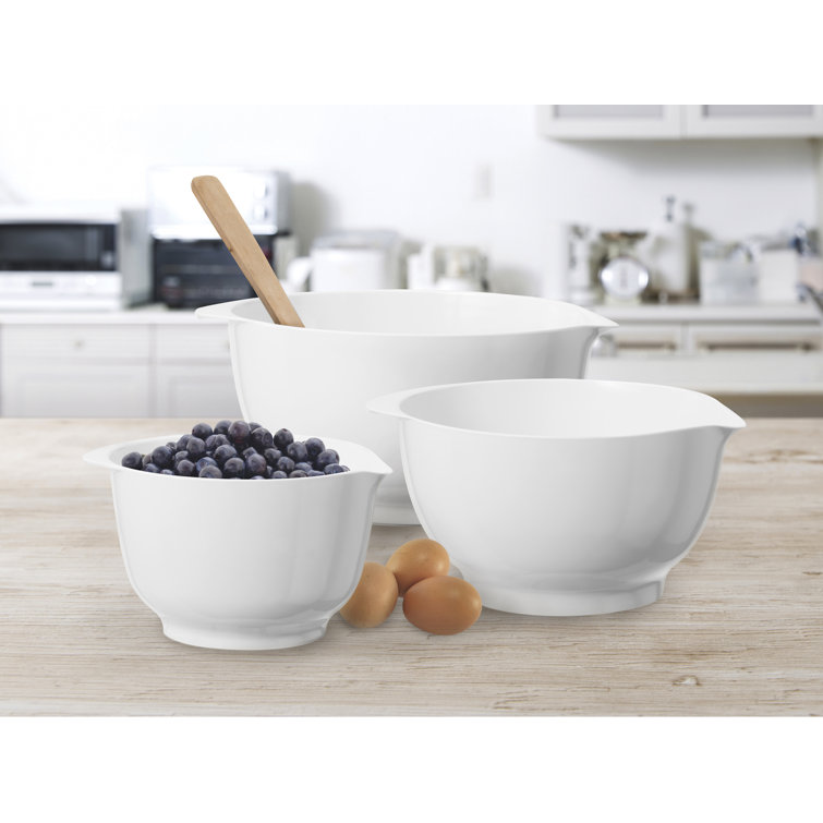 Rosti Grey Melamine Mixing Bowls with Lids, Set of 3 + Reviews