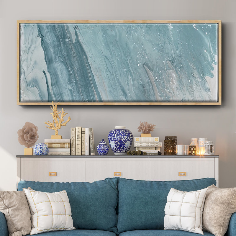 Cirrus I- Framed Canvas