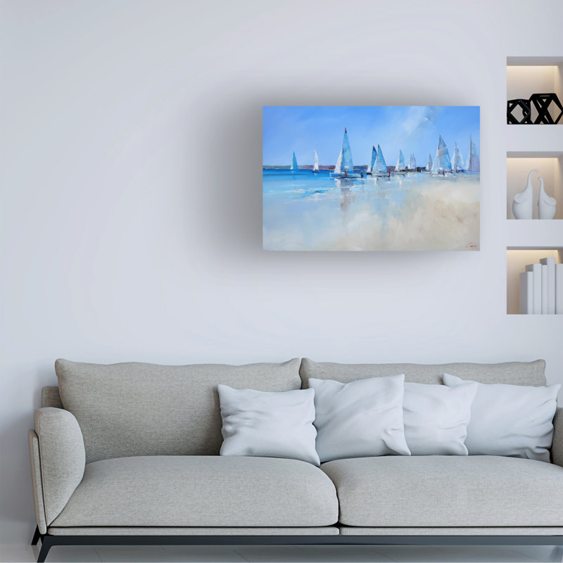 «Craig Trewin Penny Race Day», art sur toile Aspendale, H 12 po x l 19 po x P 2 po