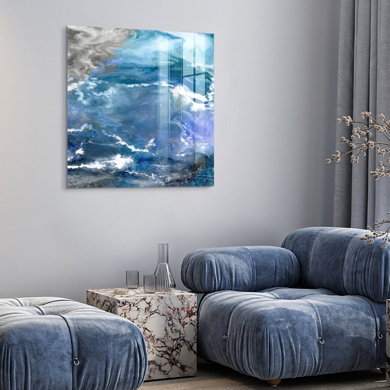 «Glistening Tide B», reproduction d'art sur verre