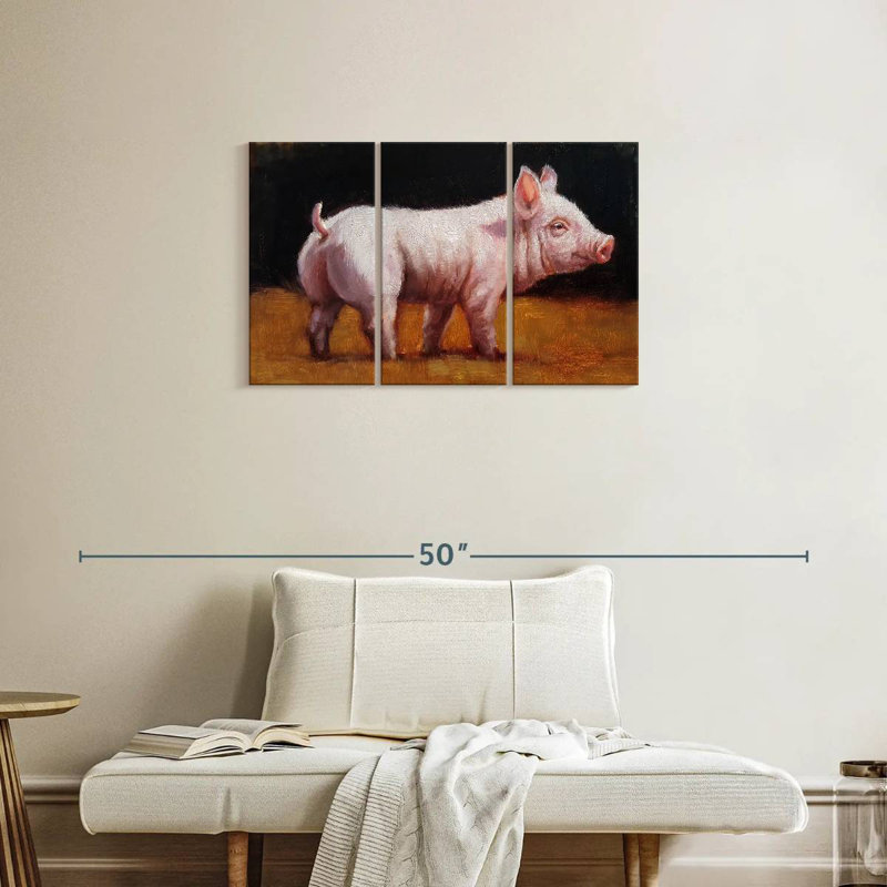 Brampt Wilbur, 20" H x 33" W