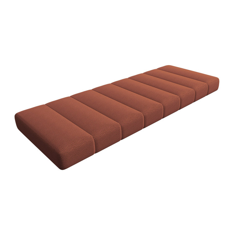 3.8''Custom Bench Cushion for Indoor/Outdoor Furniture, Fleece Anti-Pet Scratch Window Seat Cushion