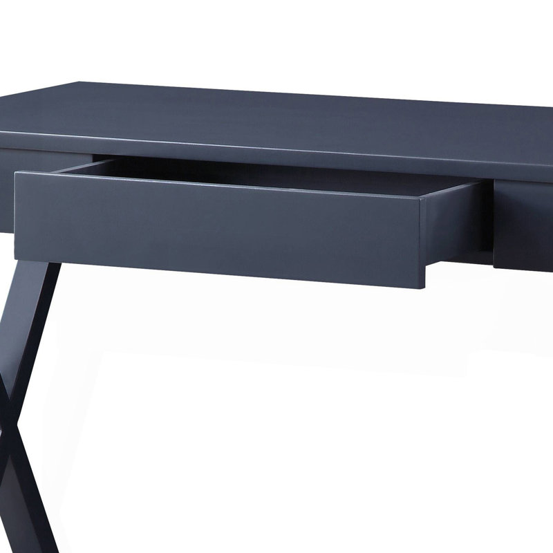 Console à 1 tiroir gris anthracite