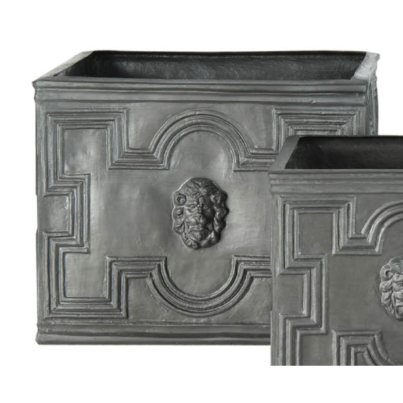 Handmade Pot Planter, Large, Faux Lead