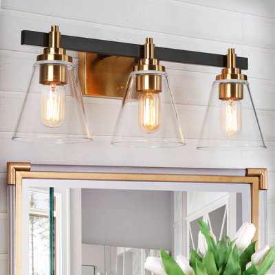Éclairage pour meuble-lavabo à 3 lumières Vallette