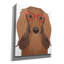 «Long Haired Dachshund Porter Hipster Glasses» par Furbaby Affiliates, art mural sur toile-509614055