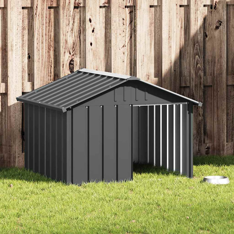 Niche d'extérieur en acier galvanisé résistant aux intempéries 116,5 x 103 x 81,5 cm WALPLUS