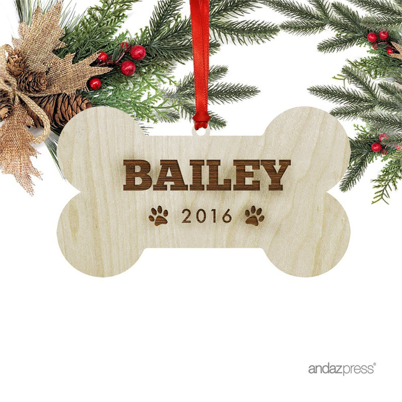 Ornement en forme de bailey avec sac à cadeau, Oui