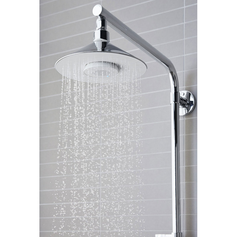 Moxie Rainhead with Wireless Speaker, Vibrant Brushed Nickel, 2.5 GPM