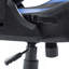 Fauteuil de jeu Office-PC, bleu