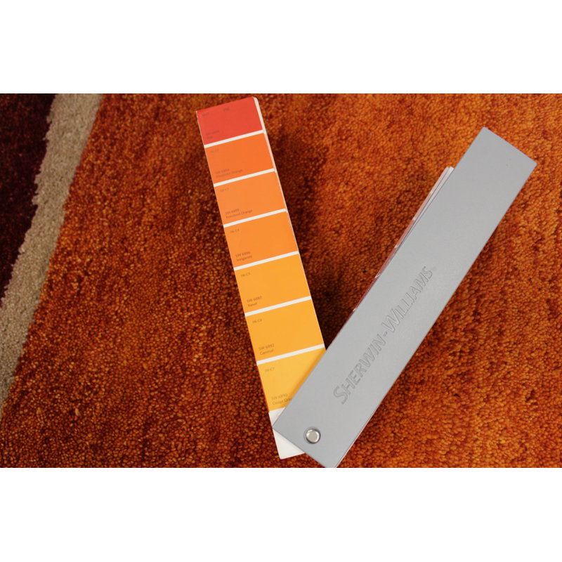9'X12' Area Rug in Orange