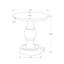 Table d'appoint ronde polyvalente pour les espaces intérieurs et extérieurs-613781752
