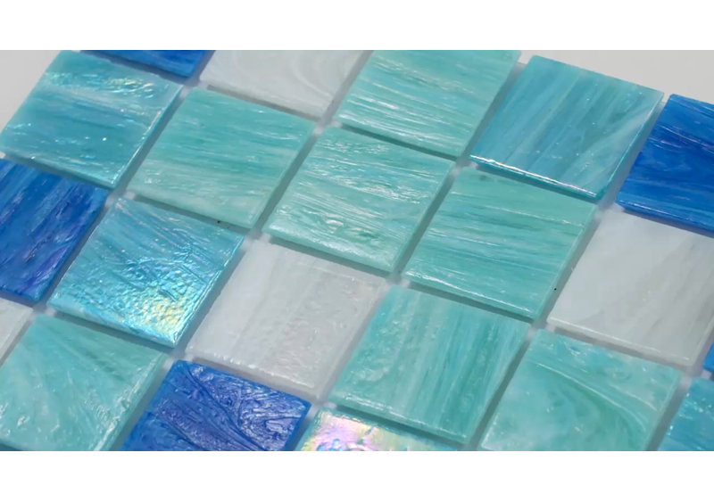 Mingles 2" x 2" Glass Grid Mosaic Wall & Floor Tile