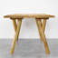 Lesly Oak Solid Wood Dining Table-622547609