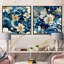 Electra - Ensemble de 2 collages floraux et botaniques carrés-101858512-101858515