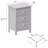 Creath Solid Pine Extra-Tall Nightstand with 3 Deep Drawers for Ample Storage by-2062311990