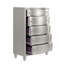 Commode verticale en bois Marila, gris