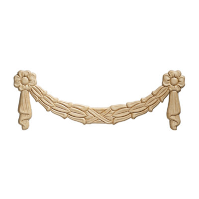 4.69 in. H x 13.57 in. W x 0.29 in. D Onlay Scroll