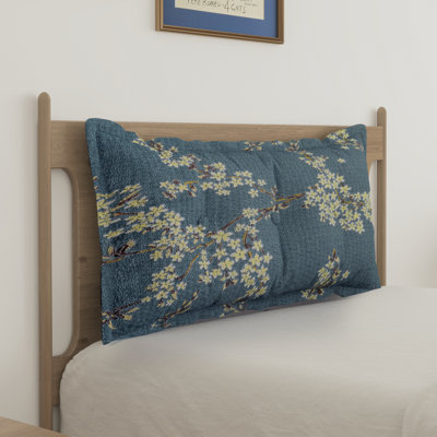 Sit-up Back Comfort Large Linen Headboard Backrest Reading Body Pillow Compression