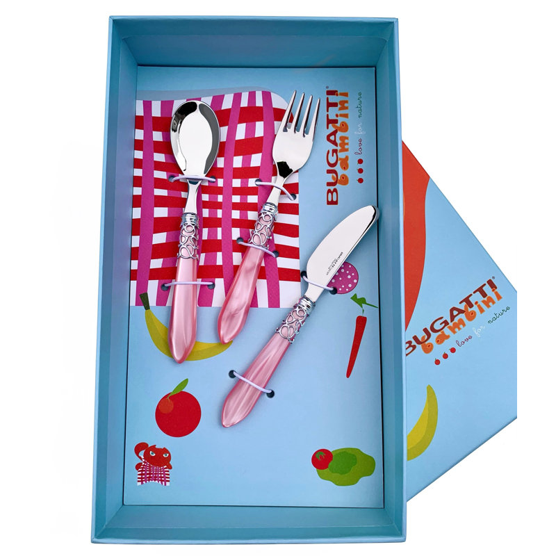 Ensemble de couverts Bugatti Children, Rose bonbon