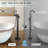 Single Handle Floor Mounted Clawfoot Tub Faucet with Handled Shower-98222475