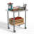 Adjustable Height Stainless Steel Top Workbench-128487476