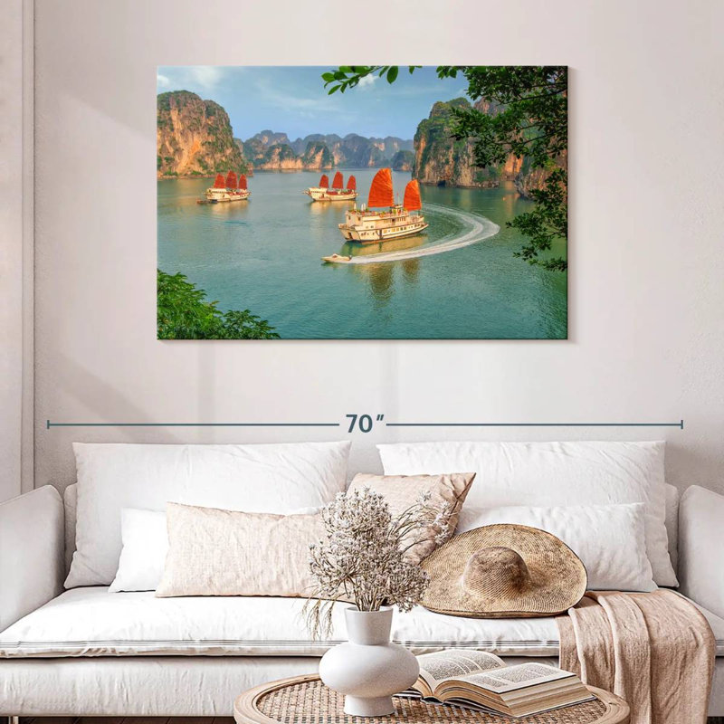 Bateaux de croisière Mehar Halong Bay, H 30 po x l 45 po