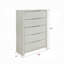 Commode de rangement moderne 1Pc avec meubles de chambre à coucher 5 tiroirs-2075869480