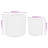 vidaXL Storage Basket White and Black 100% cotton Large Foldable