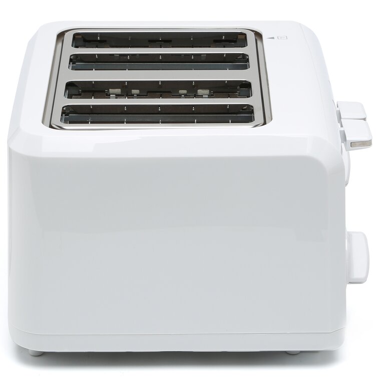 Cuisinart 4-Slice Compact Plastic Toaster, White - 086279168986