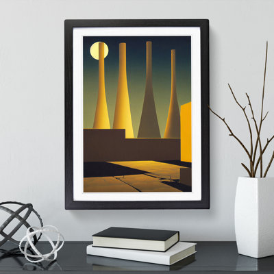 Architecture under the Moon - Wall Art