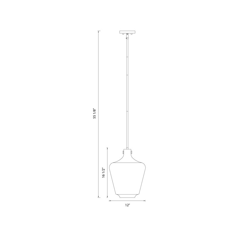 Luminaire suspendu conique à 1 lumière Madeehah
