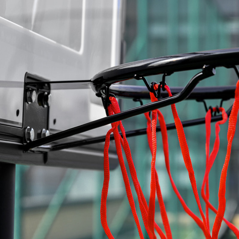 Support de basketball et panneau à anneaux avec roues