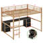 Lit mezzanine double avec tiroirs Altfried Kids-1404075261