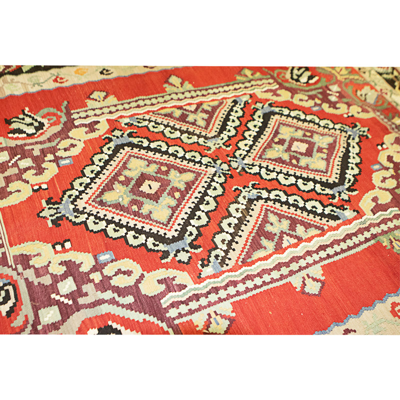 Hand Knotted Wool Area Rug