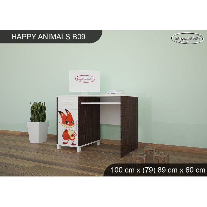 100cm Writing Desk, Chestnut