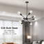 Luminaire suspendu lustre spoutnik 8 lumières Nichole-1463112109