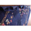 Tapis bleu marine Art Deco 9 x 12