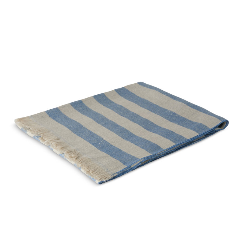 Corallina Throw Blanket, Naturale Jeans