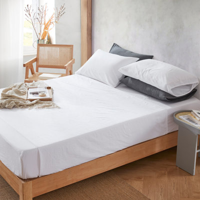 Ensemble de draps blancs 100% coton Portugal