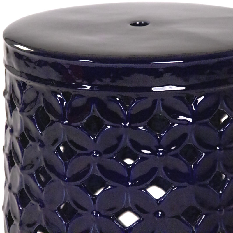 Tabouret de jardin Ceramic, Bleu