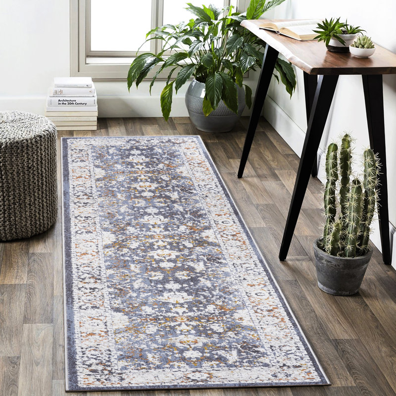 2 x 8 bleu tissé et revêtement de zone