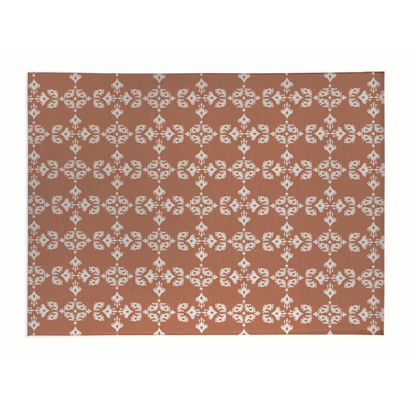 Tapis de cuisine Cassia, Terracotta, Rectangle 5 pi x 7 pi