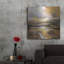 Art mural luxueux en métal «Western Sky» par Silvia Vassileva, 36 po x 36 po