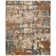 Santa Paula Abstract Durable Performance Burnt Sienna/Ivory Indoor Area Rug