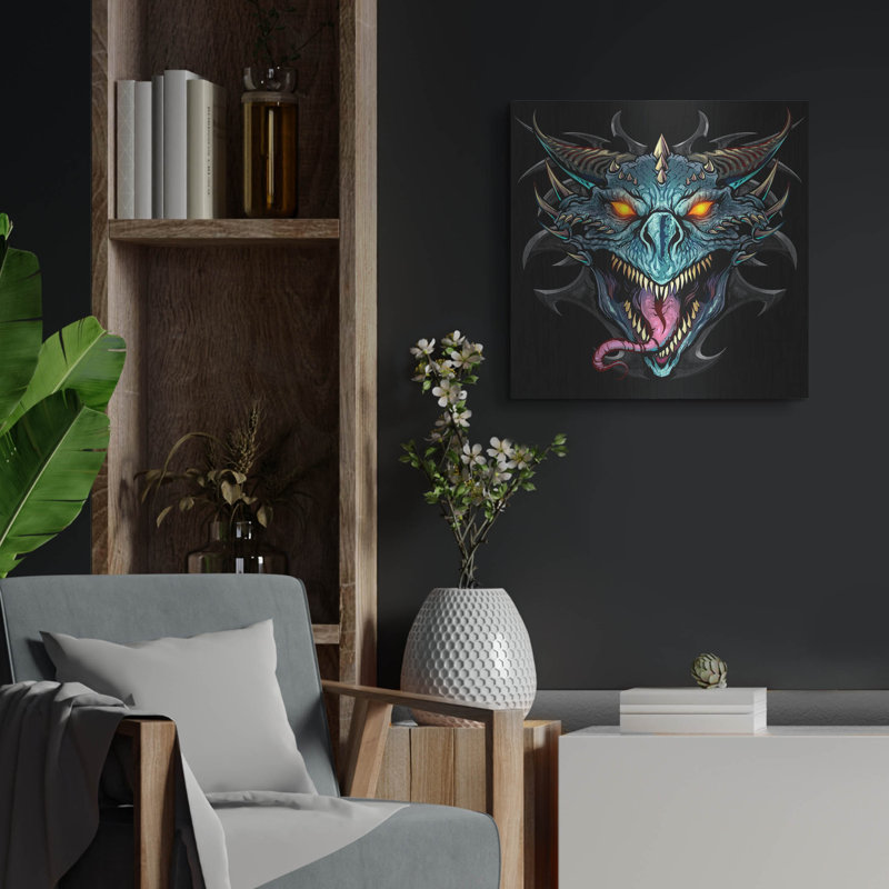 «Dragon Head» par Flyland Designs, H 24 po x l 24 po