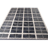 Scandinavian Hand Knotted Wool Geometric Area Rug