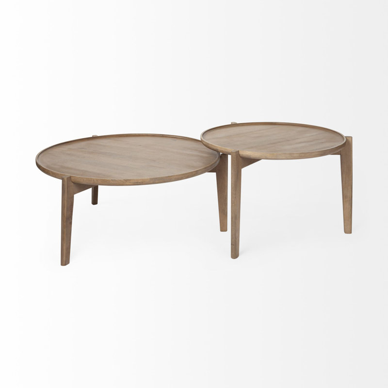 Shepler Solid Wood Nesting Coffee Table