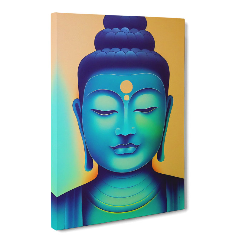 Buddha Spray - Wrapped Canvas, 50cm H x 35cm W x 3cm D
