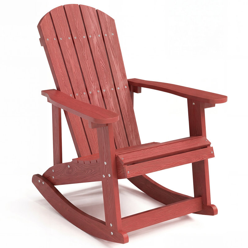 Attikus Outdoor Rocking Chair, All-Weather Patio Rocker Chair with Wide Armrests & High Backrest(Set of 2), Set of 2
